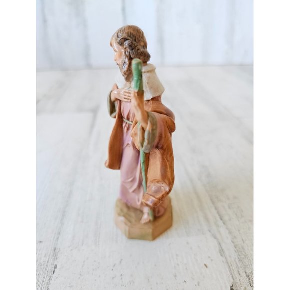 Fontanini simonelli 1991 1 Shepherd Joseph village Nativity Xmas vintage - Picture 2 of 9